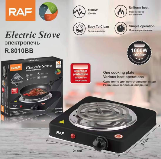 Electric Stove for cooking, Hot Plate heat up in just 2 mins, Easy to clean, 1000W, Automatic